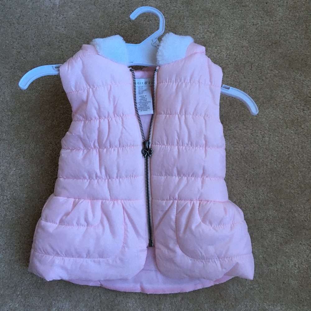 Maggie and Zoe Toddler Hooded Puffy Tunic Length Vest